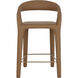 Atika 37 inch Milliken Cognac Counter Stool